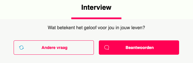 Interviewvragen op ROOTS Dating