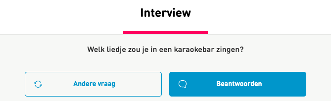 Interviewvragen op Pepper