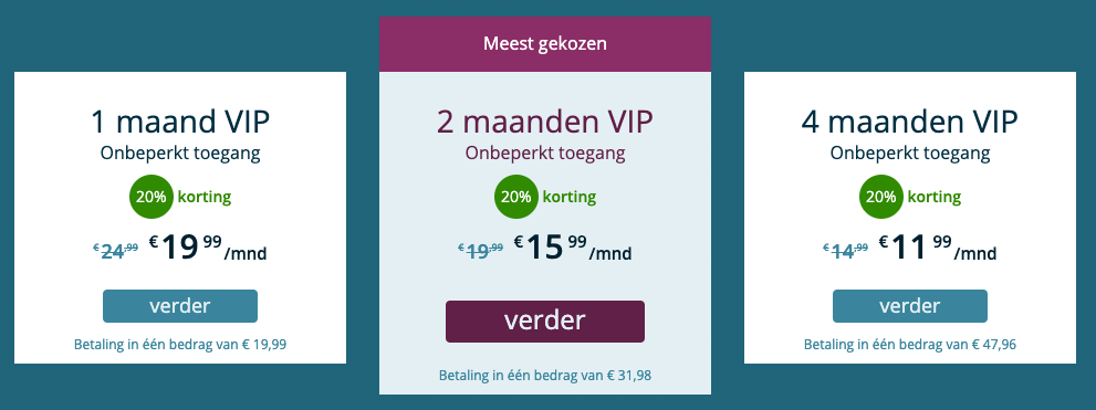 Kosten Cupify.nl