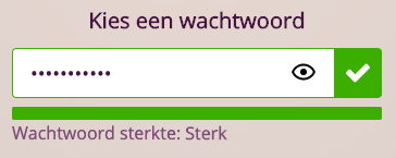 Wachtwoord instellen bij NovaMora